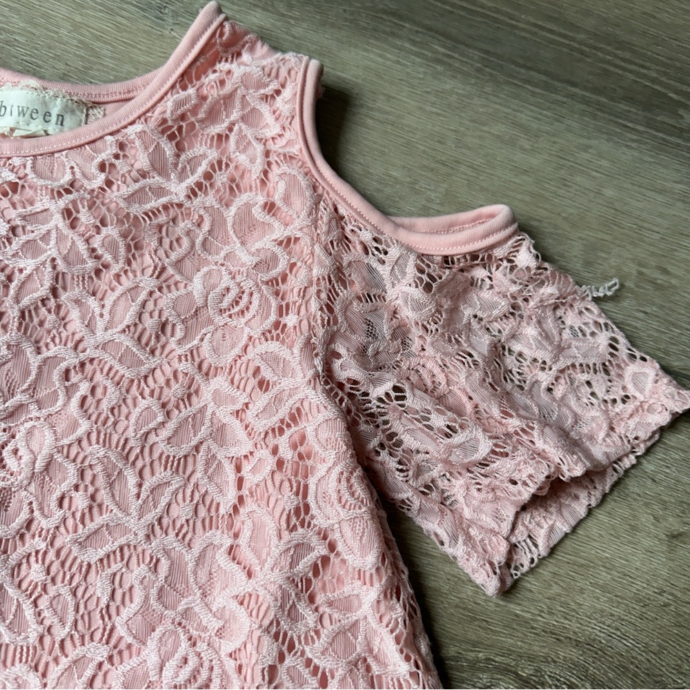 Btween Cold Shoulder Lace Swing Dress - Picture 6 of 7